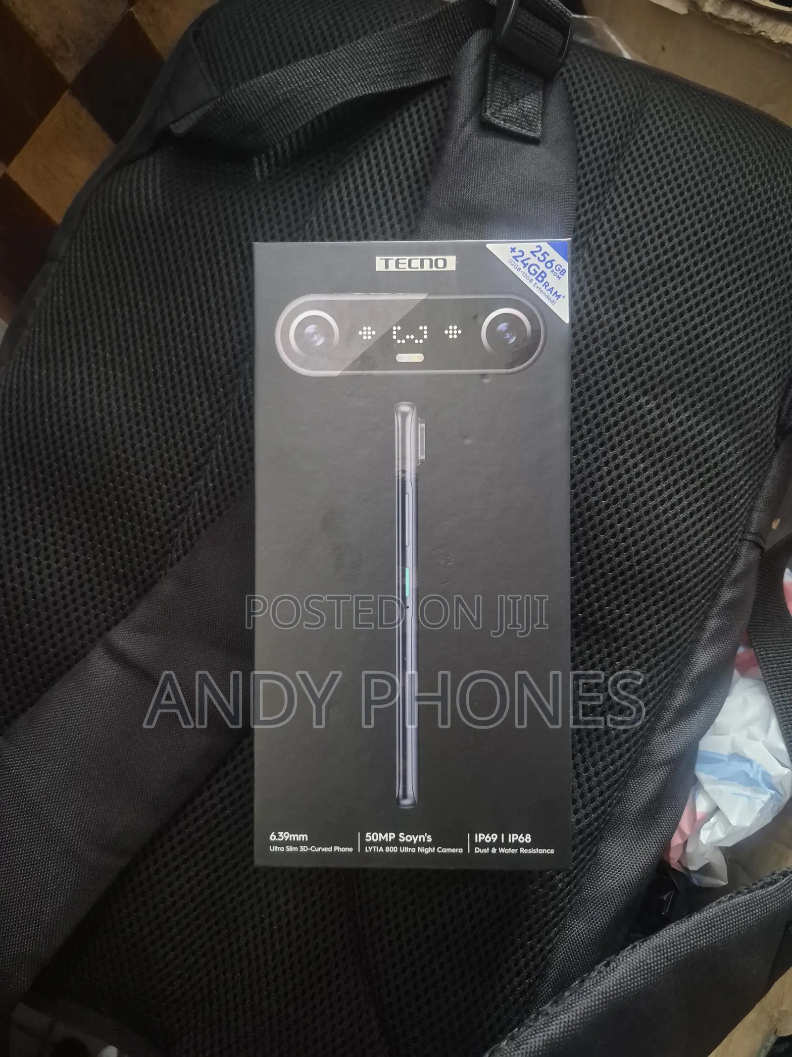 New Tecno Camon Slim 256 GB Black