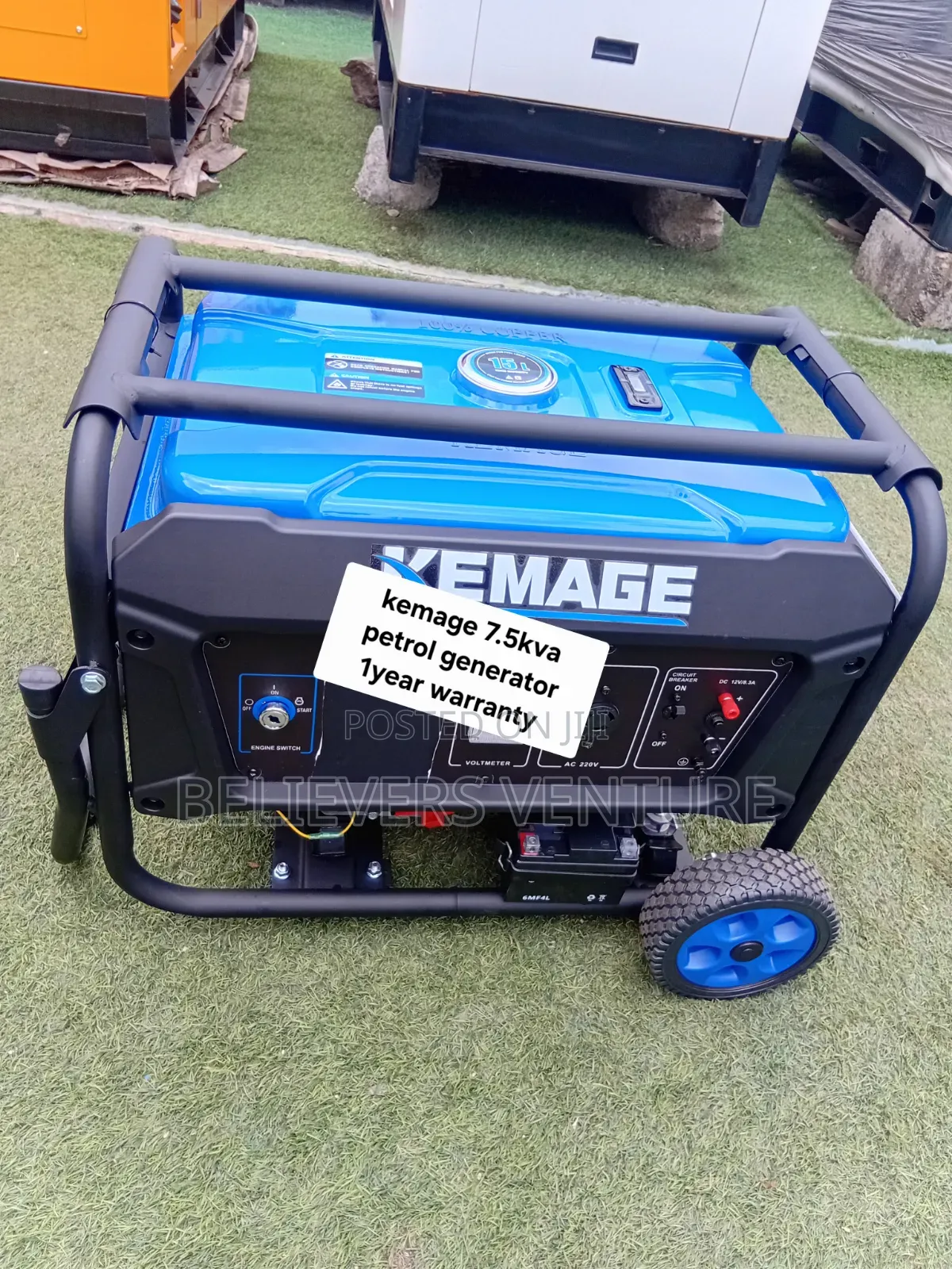 Kemage 7.5KVA Petrol Generator – Efficient Backup Power Solution