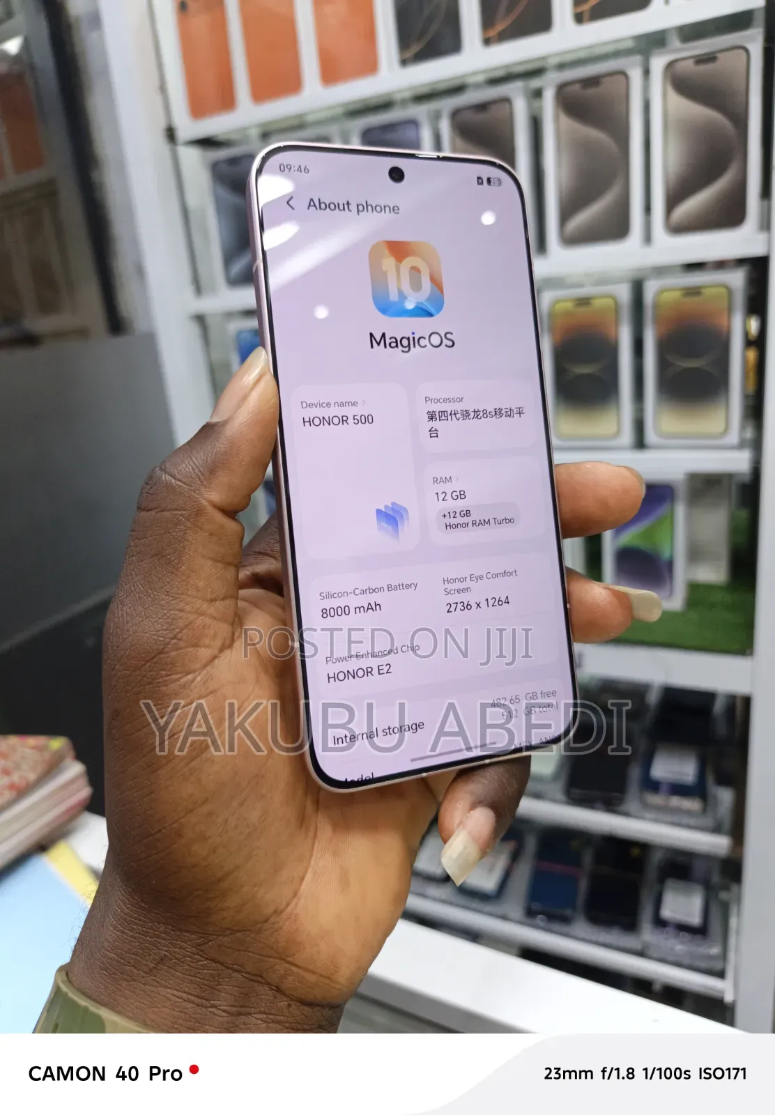 Honor 500 512 GB Pink