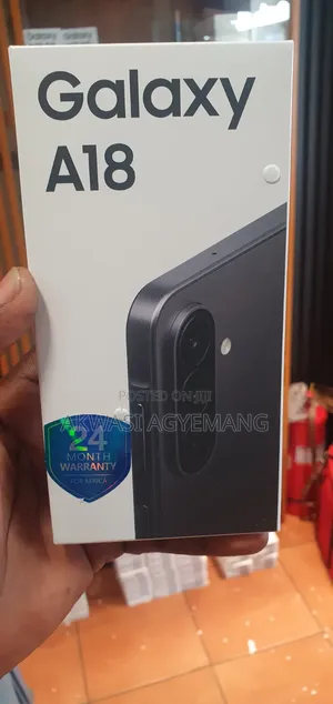 New Samsung Galaxy A18 128 GB Black