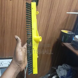 2-in-1 Rubber Broom and Floor Squeegee Head,