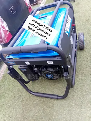 Kemage 7.5KVA Petrol Generator for Domestic and Commercial Use