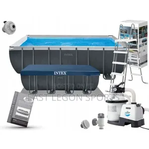 18ft Ultra Pool 549cm Intex New Regtangle Rectangular Ghana Swimming