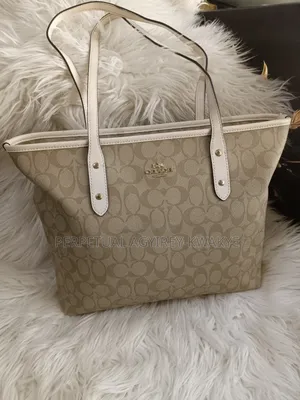 Coach Leather Bag With Zip