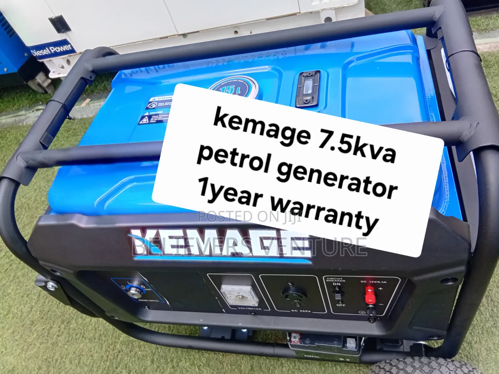 Kemage 7.5KVA Petrol Generator – Quality Power at Its Best