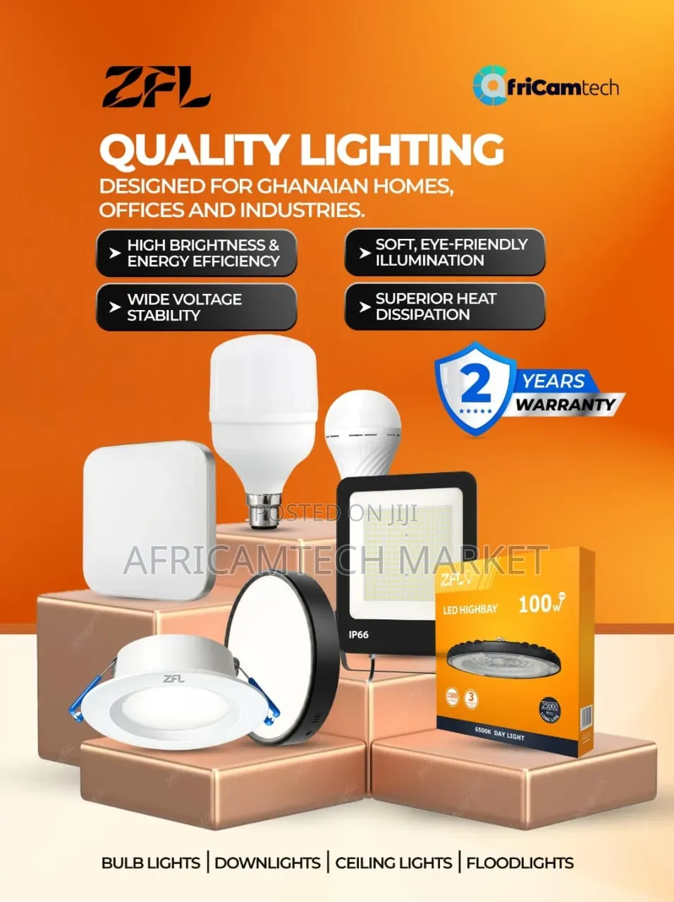 Quality LED Bulbs, Panel Lights, Floodlights & More