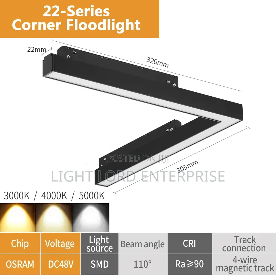 22 Series Corner Magnetic Flood Light