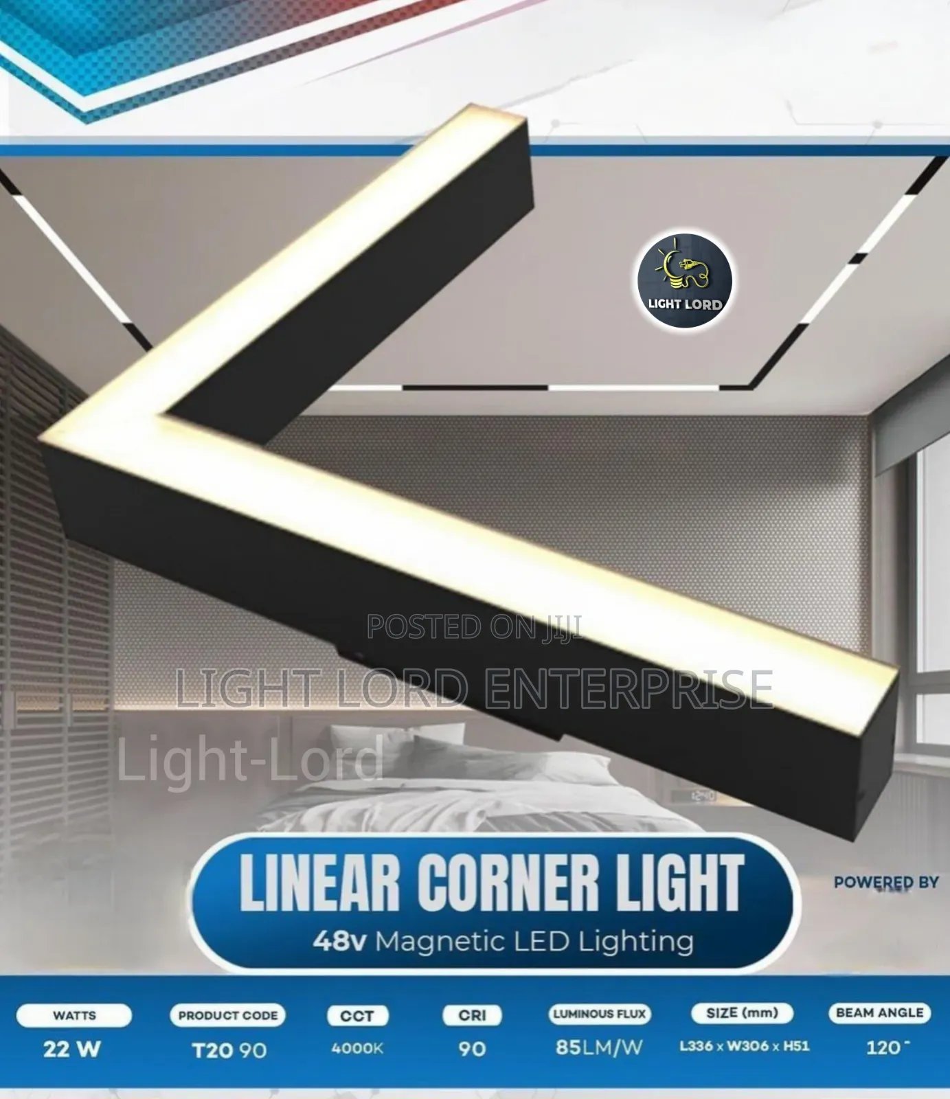 First Site Corner Shape Led Magnetic Flood Light