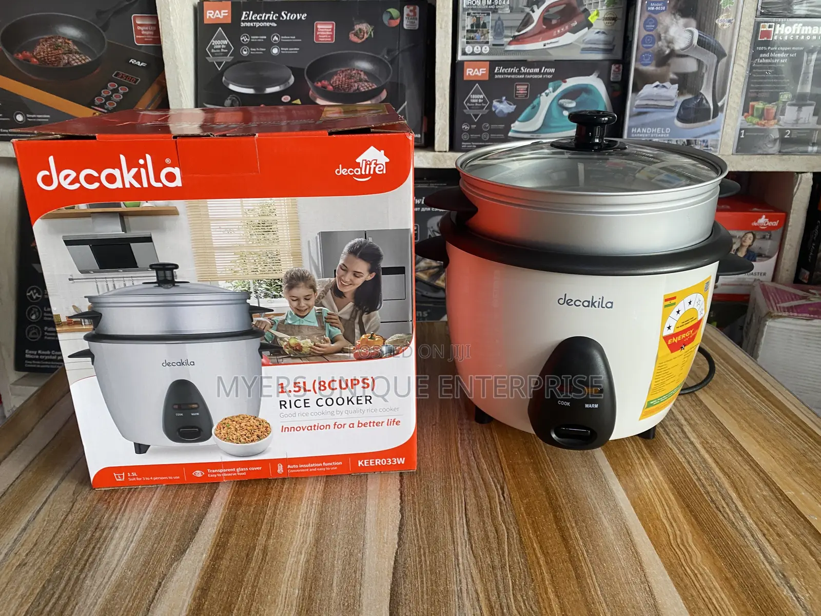 Transparent Glass Cover Rice Cooker 1.5L