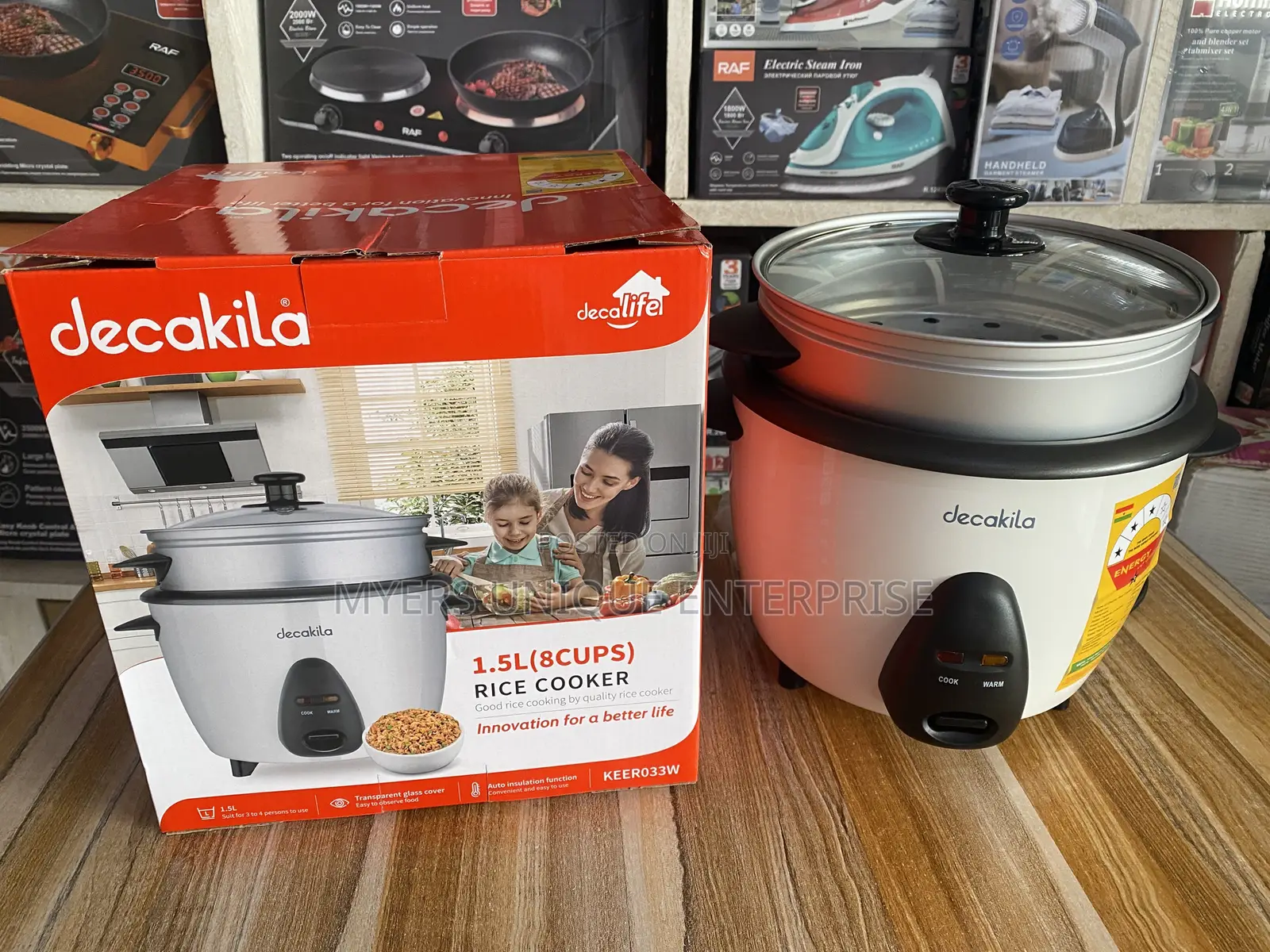 Transparent Glass Cover Rice Cooker 1.5L