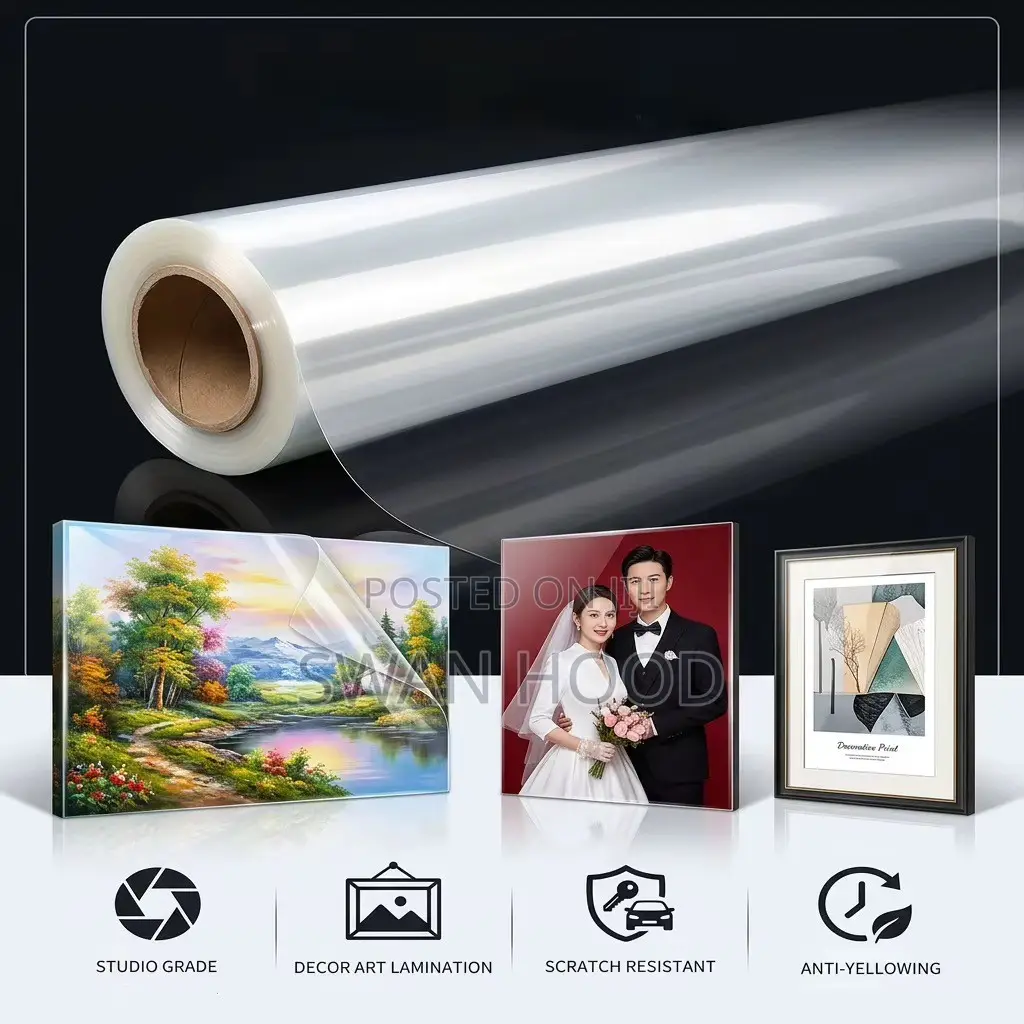 Cold Laminating Film / Crystal Clear Film 2FT X 20M / 330 Mic