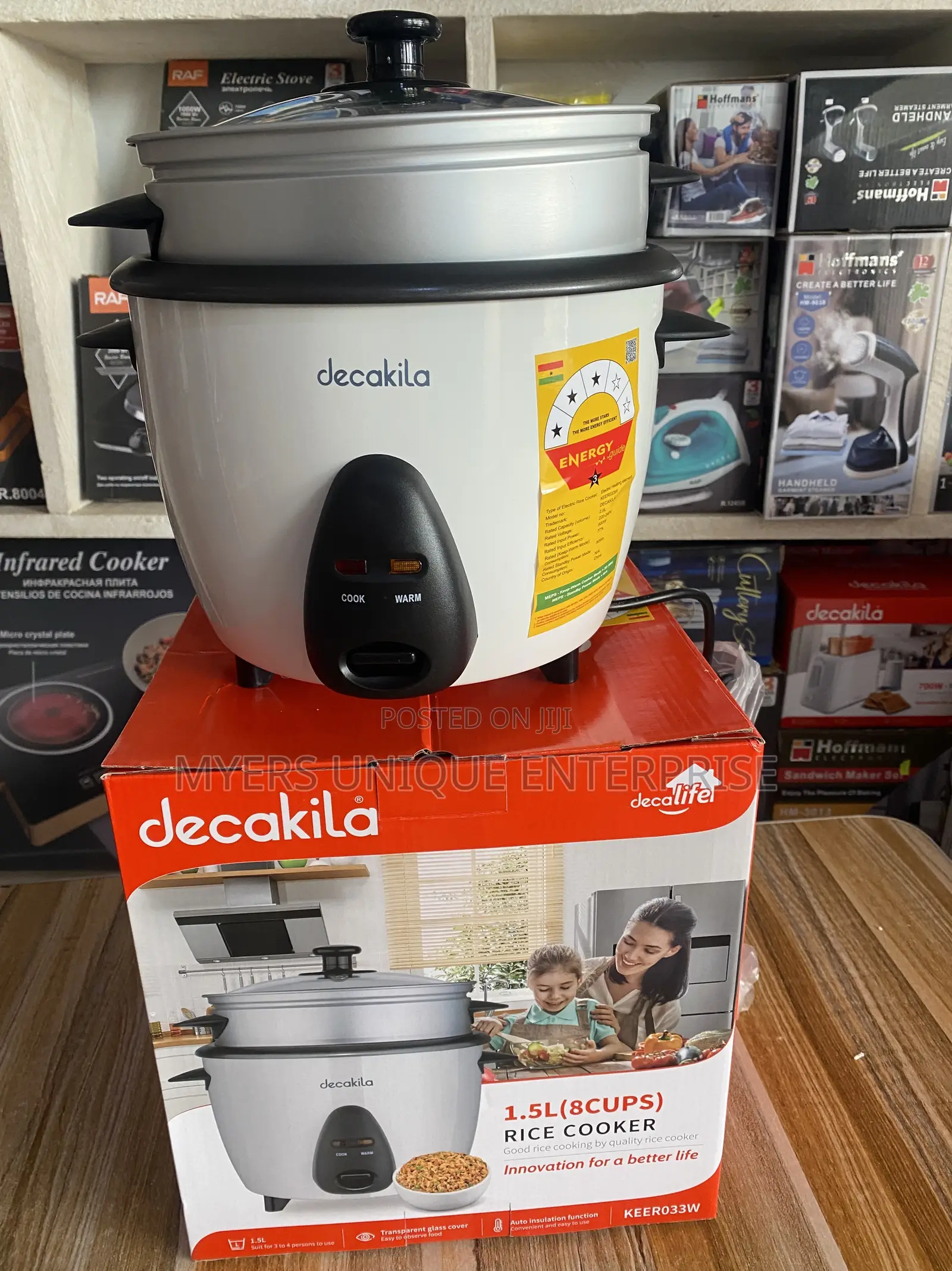 500W Premium Rice Cooker(8 Cups)1.5L