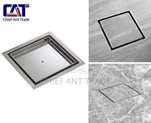 Floor Drains 10cm Silver 555