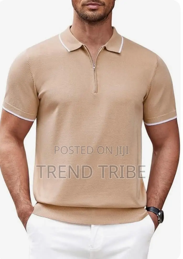Round Neck Stripe and Plain Shirt