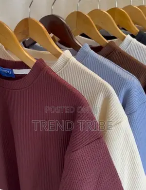 Round Neck Stripe and Plain Shirt