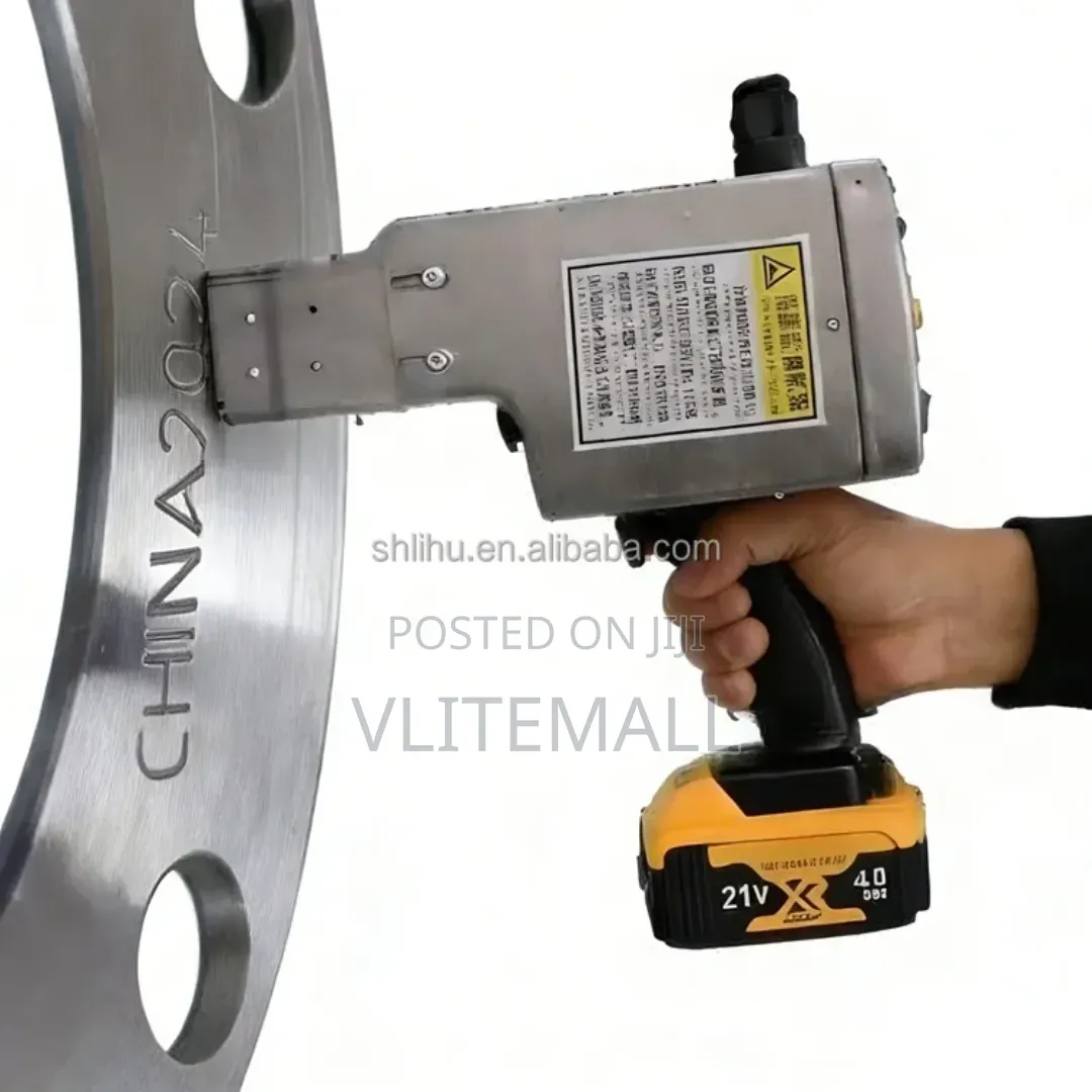 Handheld Wireless Dot Peen Marking Machine With 2batt