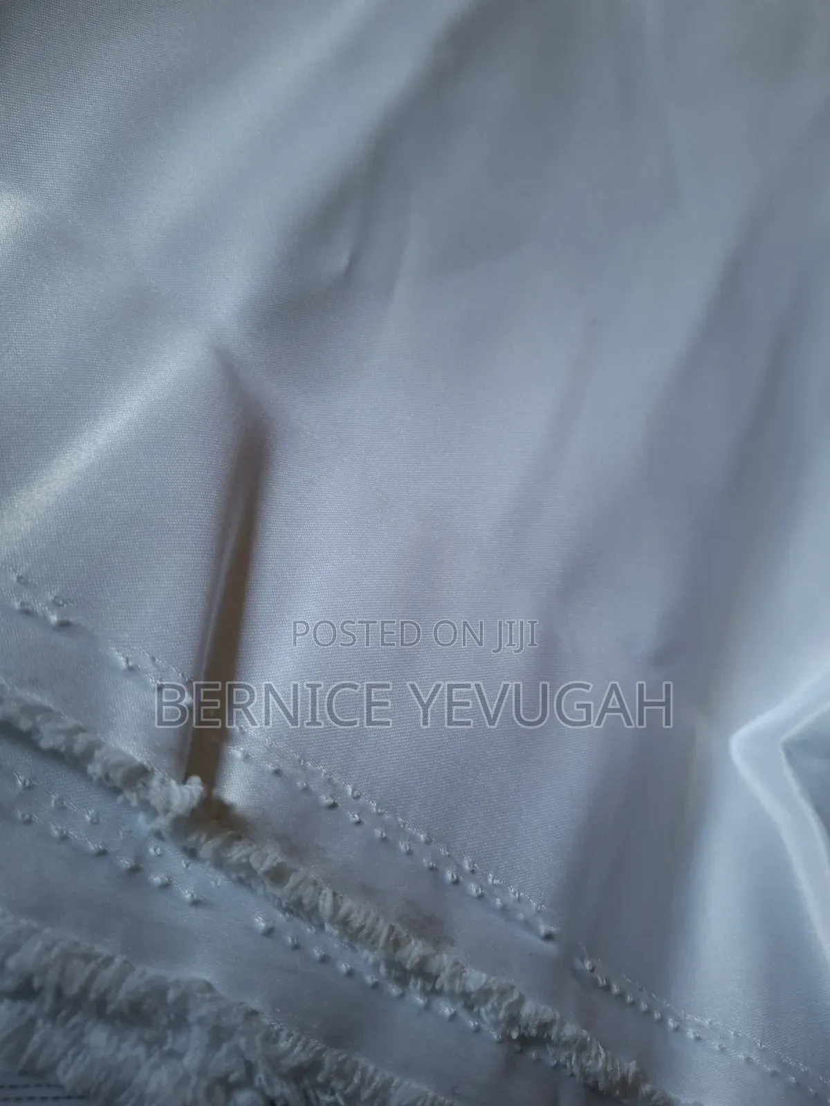 White Lace Fabric. 3 Yards of Lace and 3 Yards of Paradise