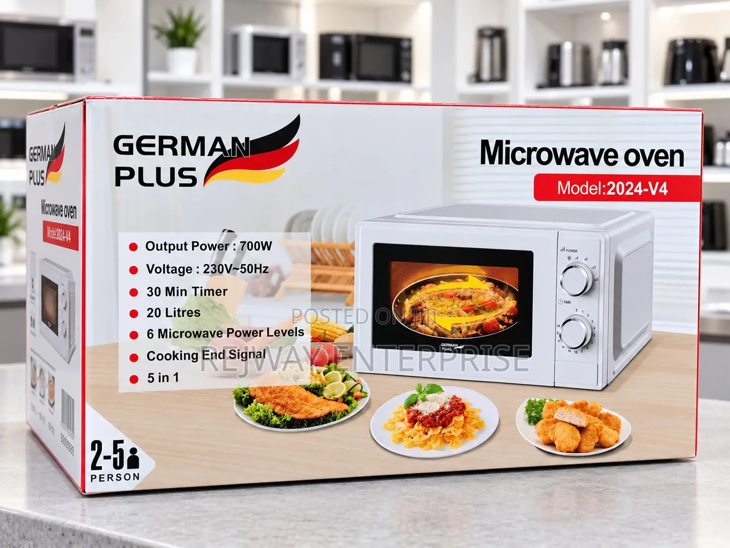 German Plus 20 Litres Microwave Oven