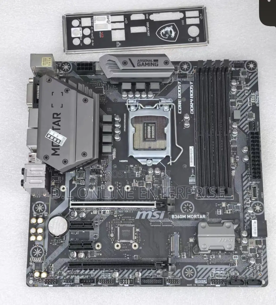 Msi B360m Mortar Motherboard + I7 8700k Cpu