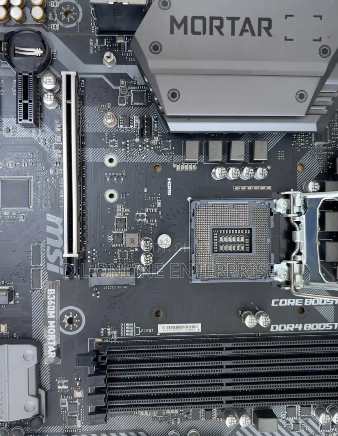 Msi B360m Mortar Motherboard + I7 8700k Cpu