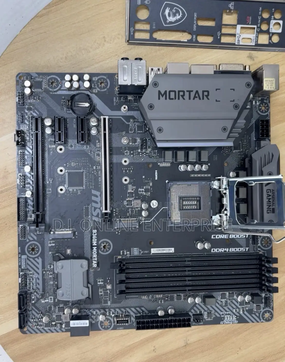 Msi B360m Mortar Motherboard + I7 8700k Cpu
