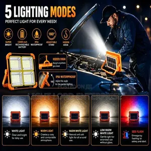 5 Lighting Mode Led Flood Reachable Solar Light