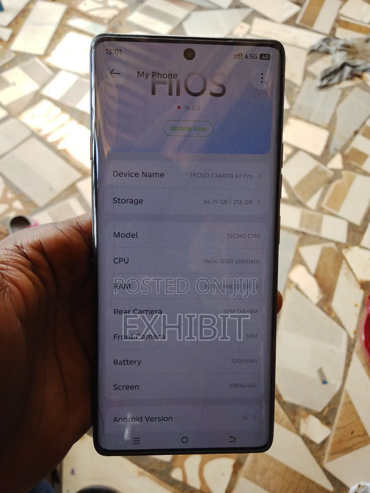 Tecno Camon 40 Pro 5G 256 GB Gray