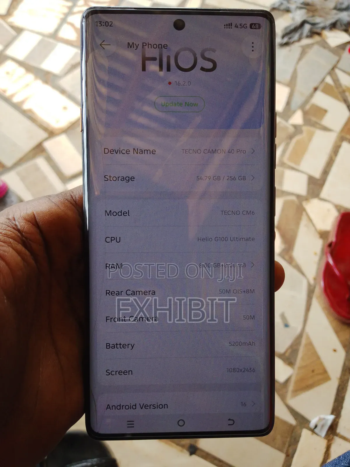 Tecno Camon 40 Pro 5G 256 GB Gray