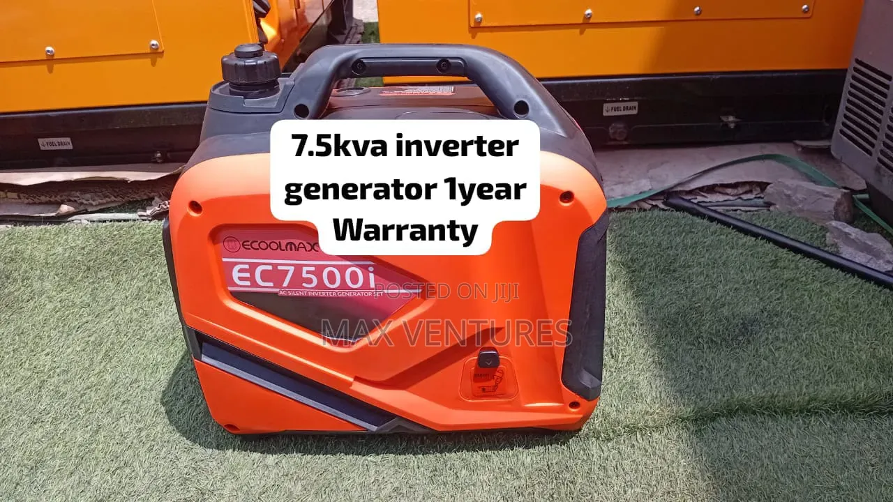 Premium Ecoolmax 7.5kVA Power Generator