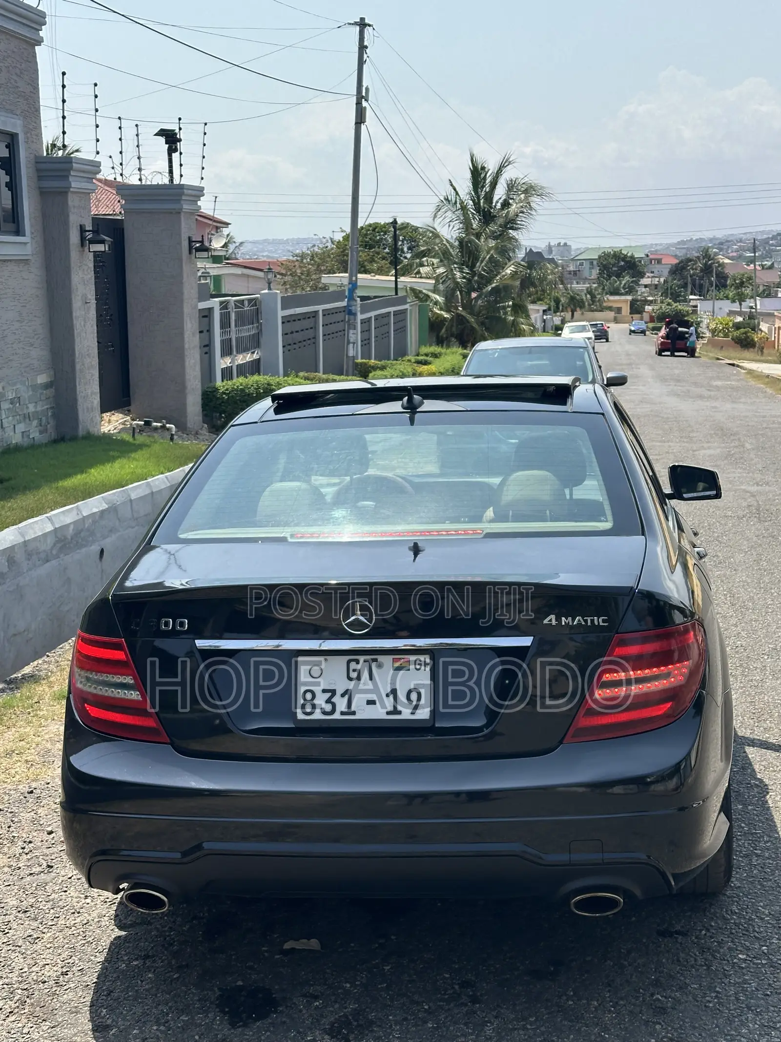Mercedes-Benz C300 Sport 4Matic Sedan AWD (3.5L 6cyl 7A) 2014 Black