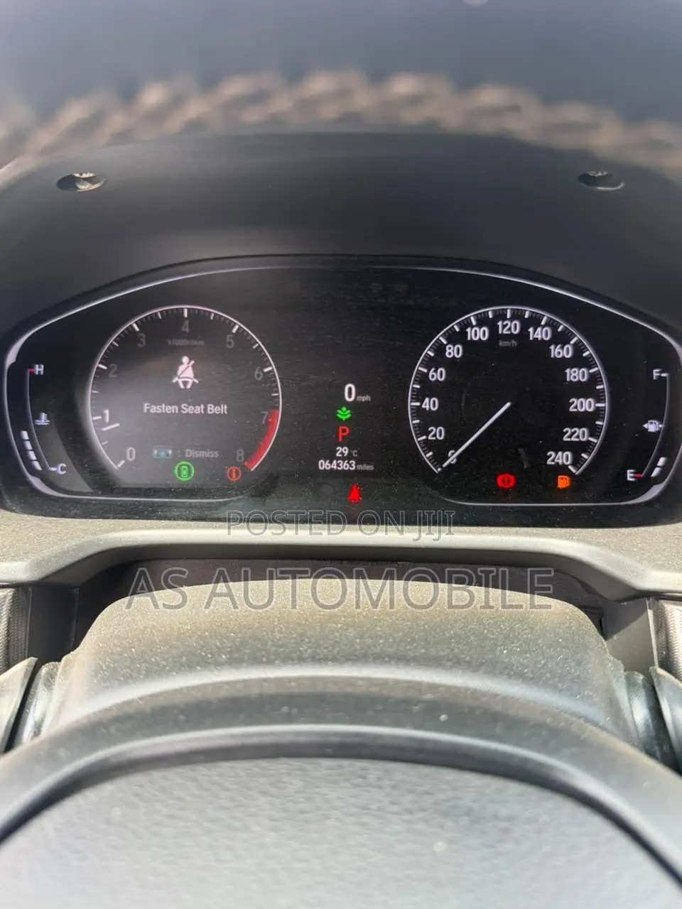 Honda Accord EX-L (2.0L 4cyl Turbo 10A) 2019 White