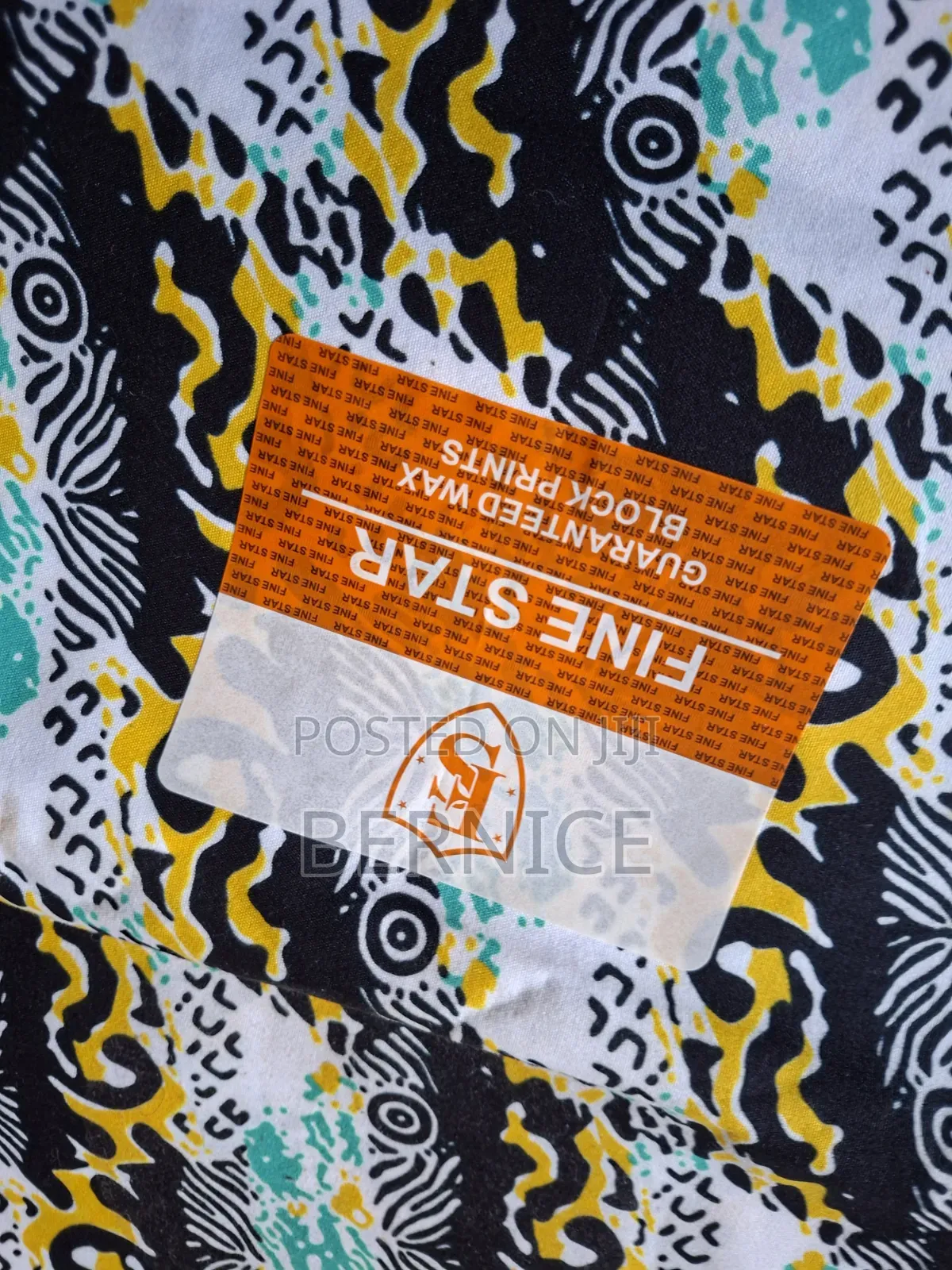 Multi-Color Abstract Print Fabric