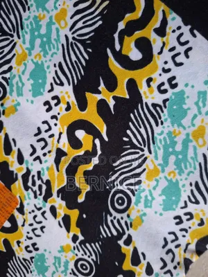 Multi-Color Abstract Print Fabric