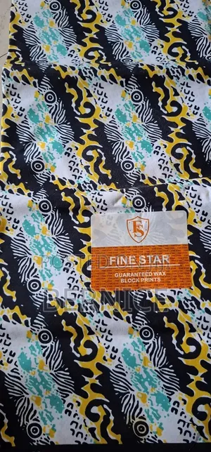 Multi-Color Abstract Print Fabric