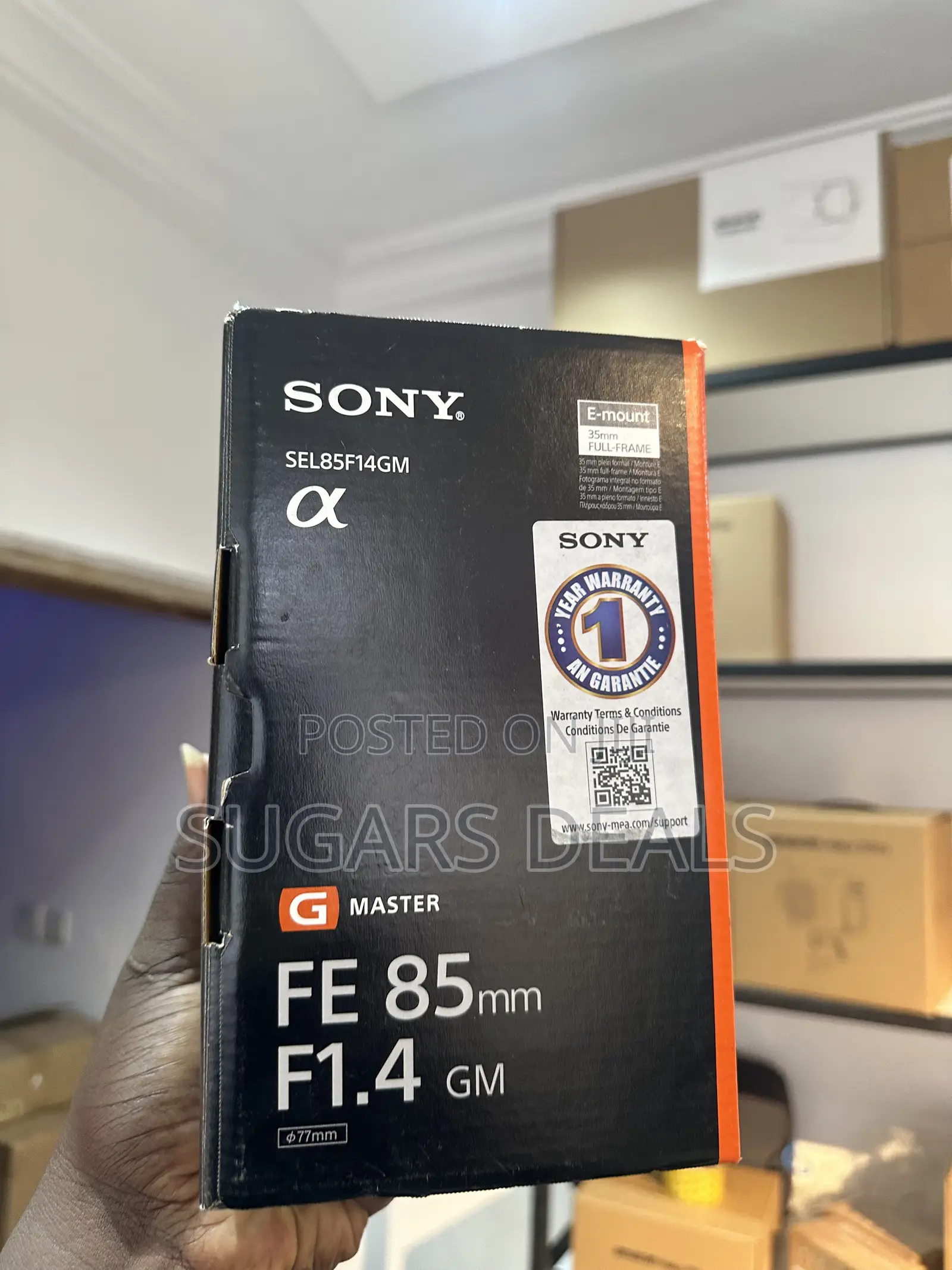 Sony FE 85mm F/1.4 GM Lens