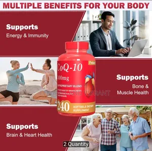 Coq10 Supplement, for Heart Health Support,