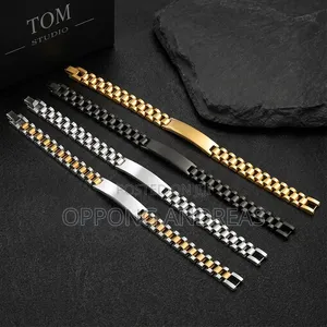 Non-Fading, Long-Lasting Stainless Steel Link Bracelets