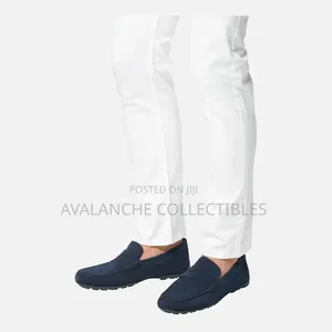 Geox Navy Blue Slip Free Loafers Size 44