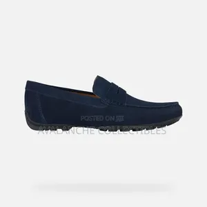 Geox Navy Blue Slip Free Loafers Size 44