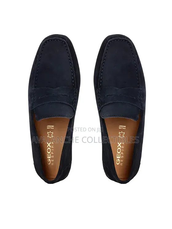Geox Navy Blue Slip Free Loafers Size 44