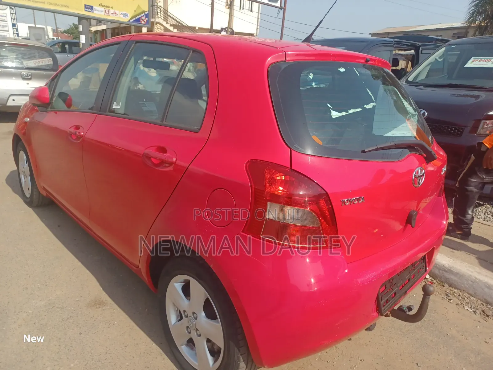 Toyota Yaris 2008 Red