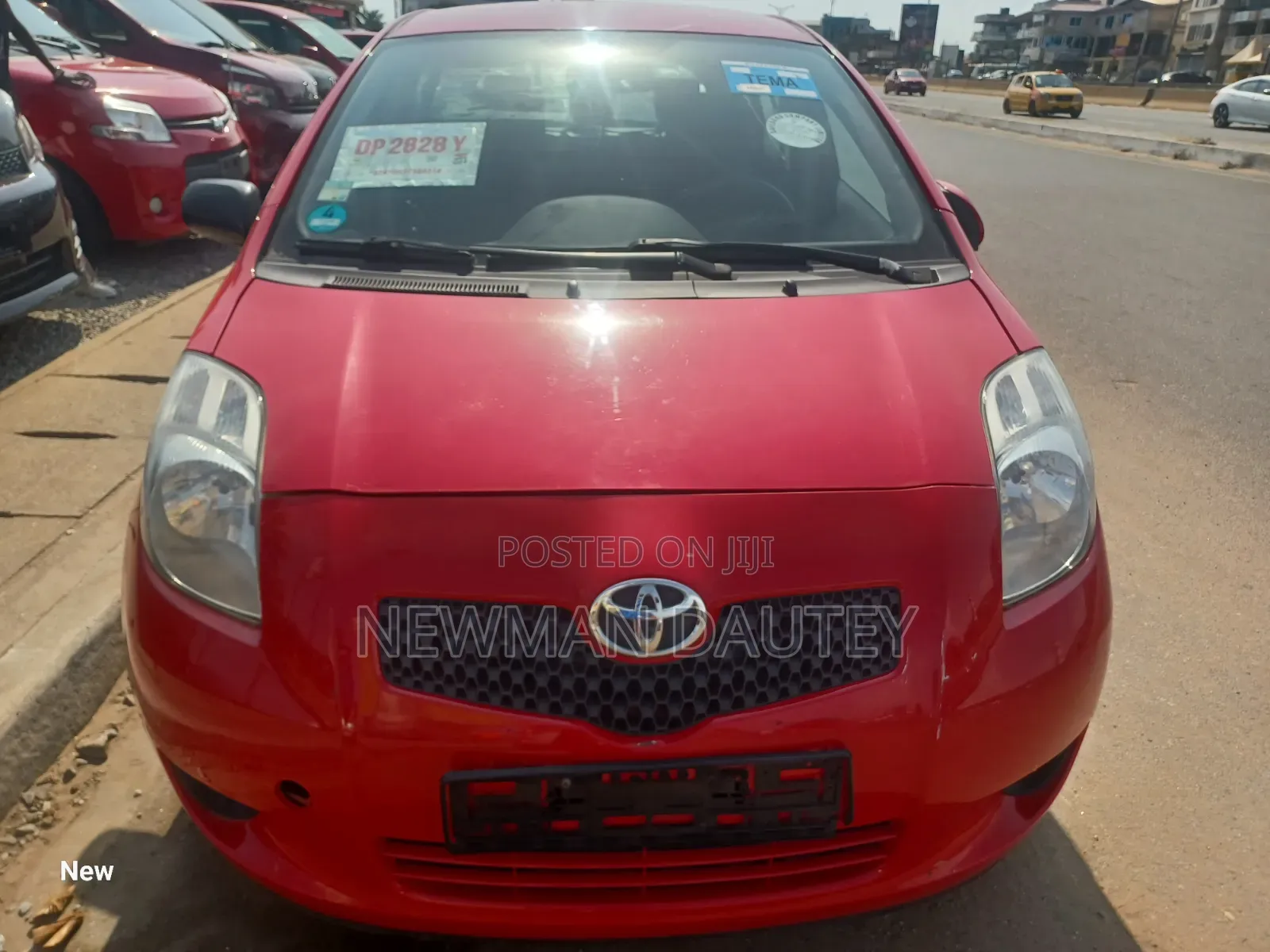 Toyota Yaris 2008 Red