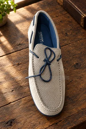 Geox Grey Classic Loafers Size 43