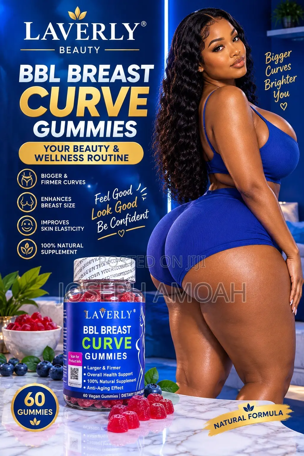 Laverly Beauty BBL Breast Curve Gummies
