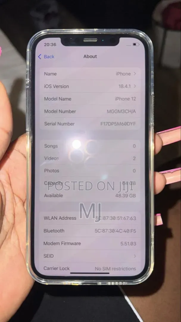 New Apple iPhone 12 64 GB Blue