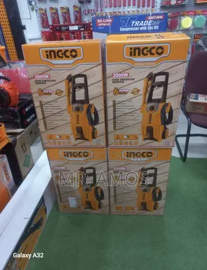 2000 Watts High Pressure Washer With Accessories Set - Hpwr20008