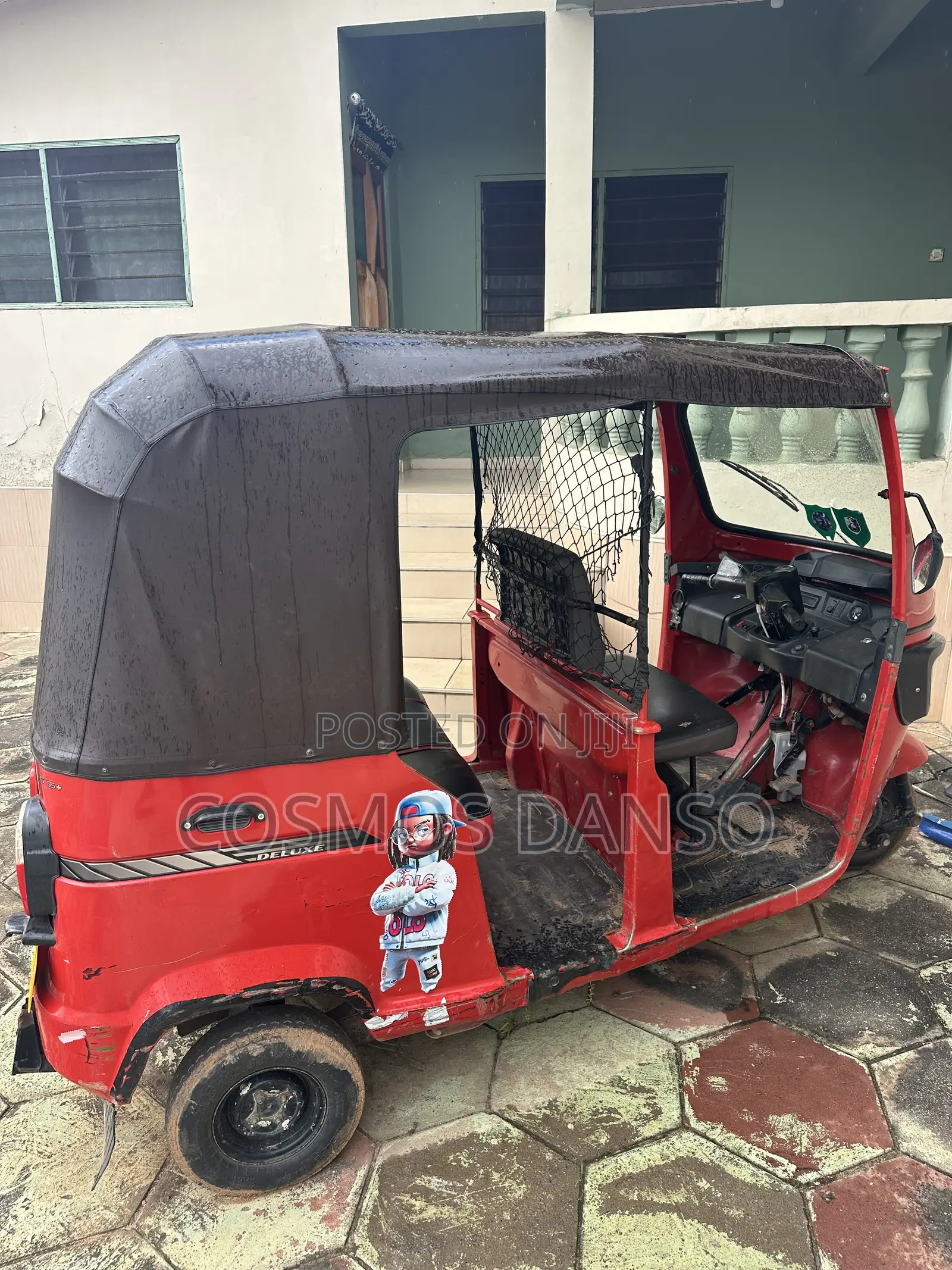 TVS King Deluxe Plus iTouch Start 2025 Red
