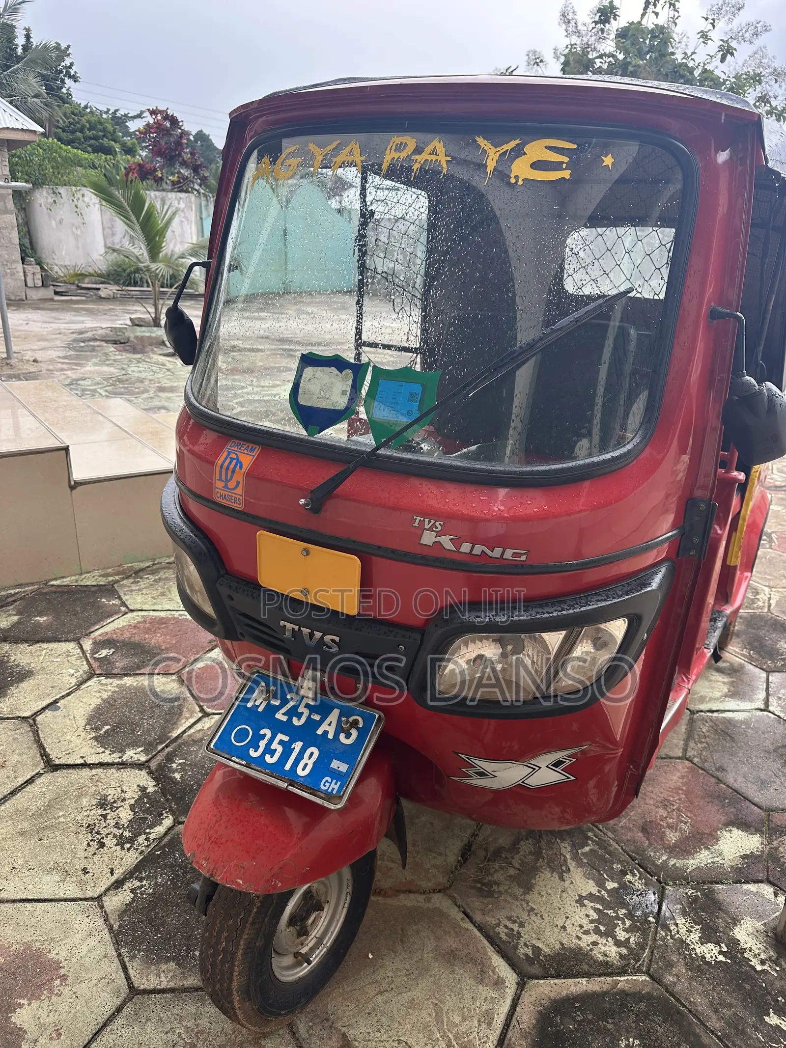 TVS King Deluxe Plus iTouch Start 2025 Red