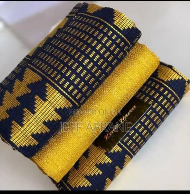Beautiful Handwoven Kente Fabric