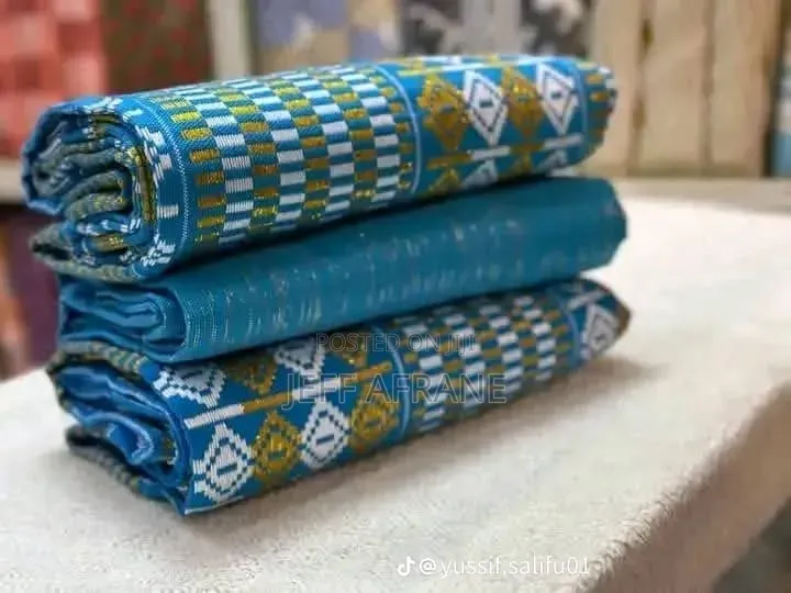 Beautiful Handwoven Kente Fabric